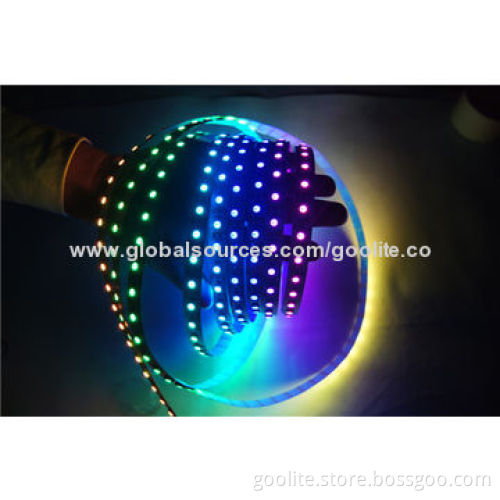 LED Magic Strip Light 30LEDs/m WS2812B/WS2811, DC 5V, 30ICs, Beautiful Lights